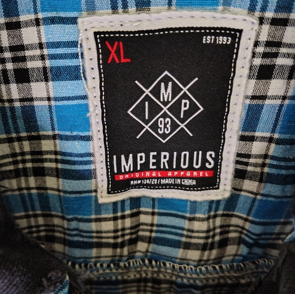 Imperious Men's Biker Motorcycle Denim Vest With Patches Sz XL Cotton - Picture 13 of 16